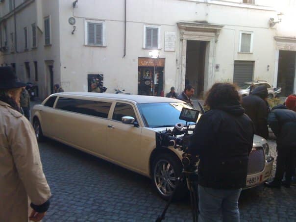 Limousine per servizi fotografici Film Videoclip