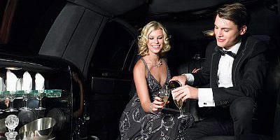 Serata romantica Roma limousine