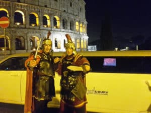 Limousine al Colosseo